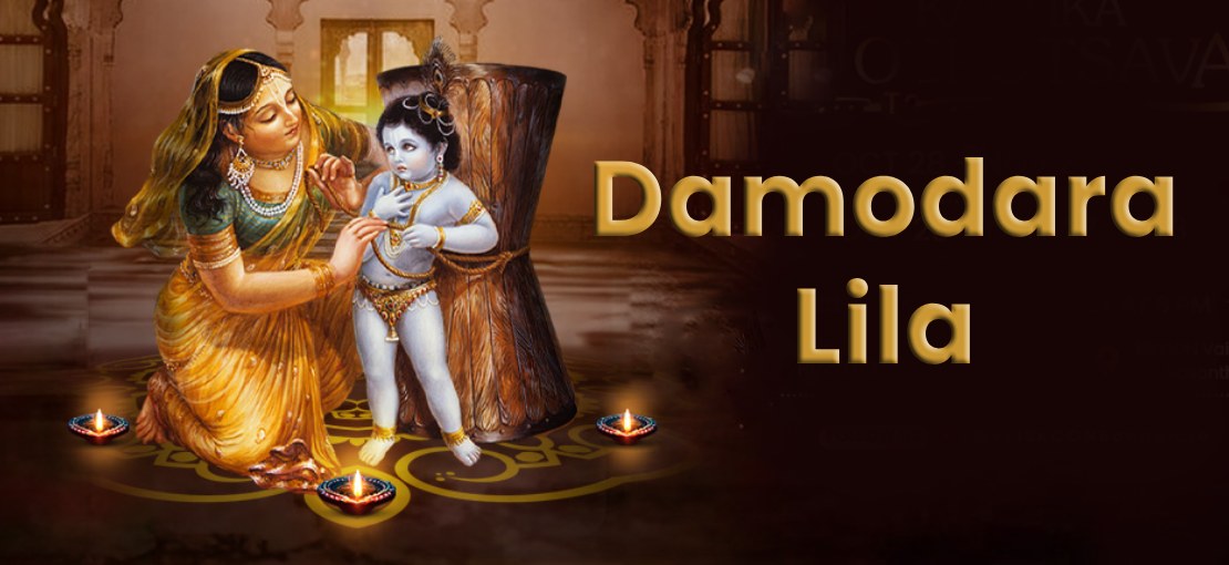 Damodara Lila – Mother Yashoda binds Lord Krishna